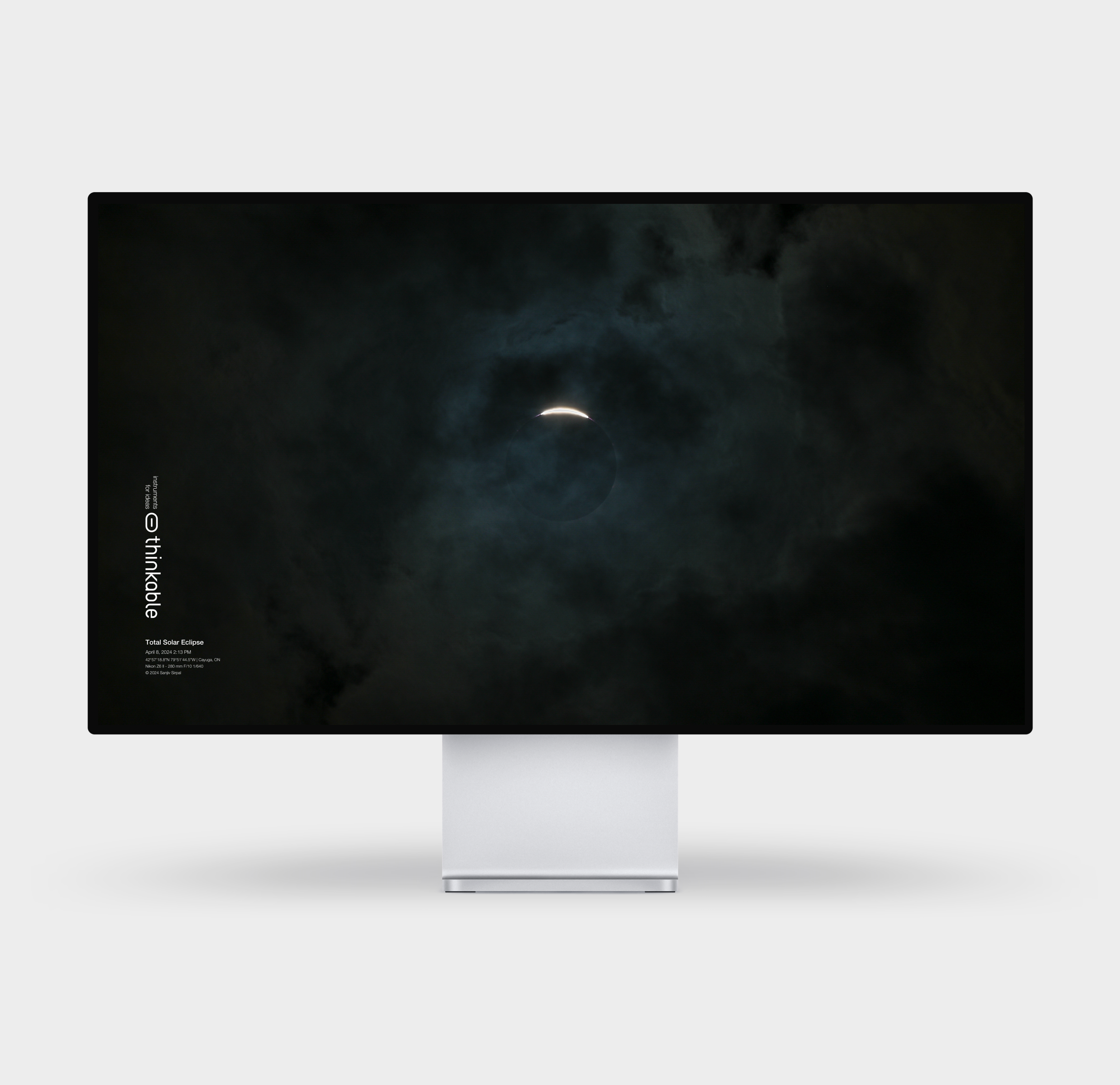 Solar Eclipse 2024 - Desktop Wallpaper