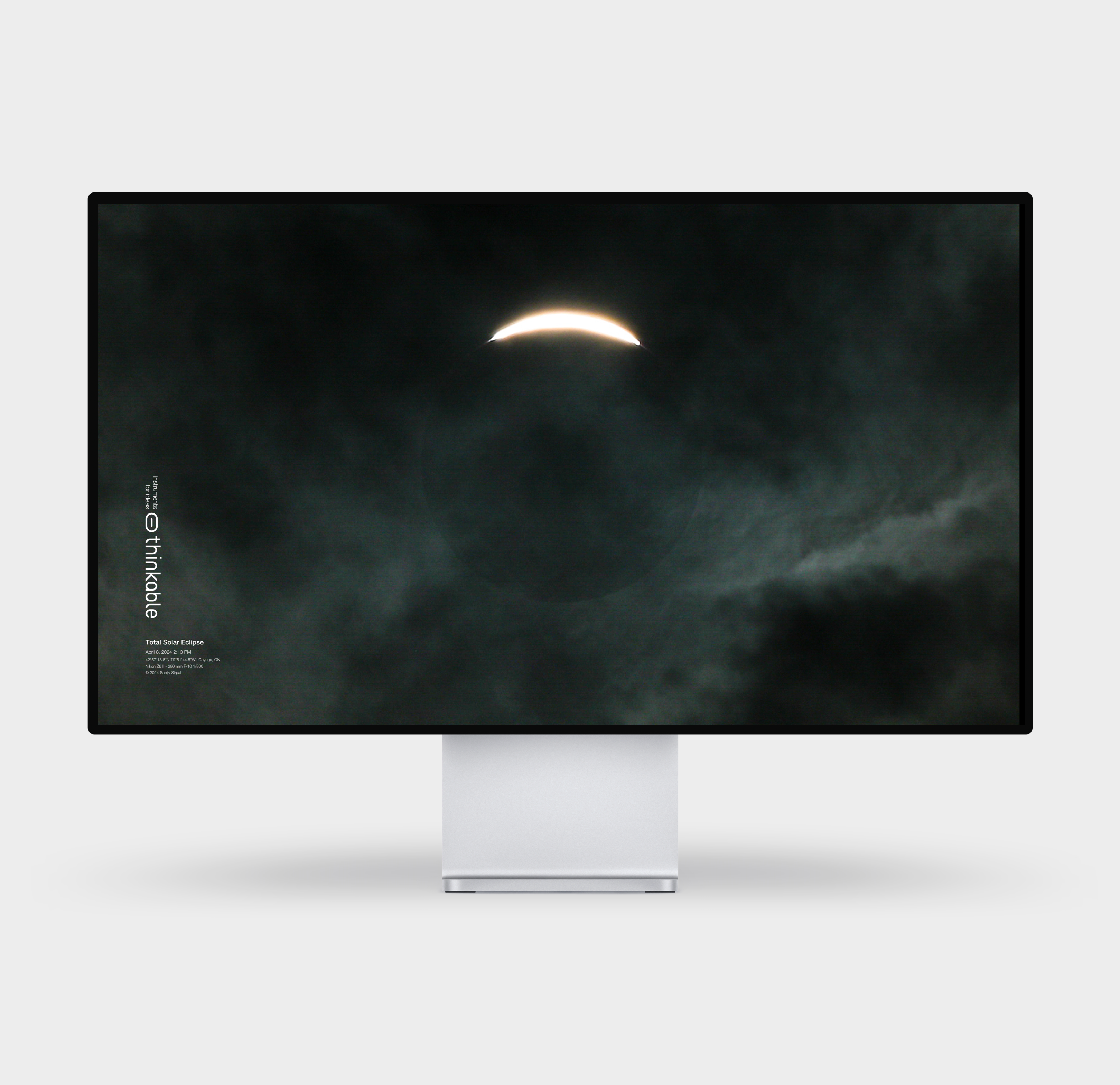 Solar Eclipse 2024 - Desktop Wallpaper