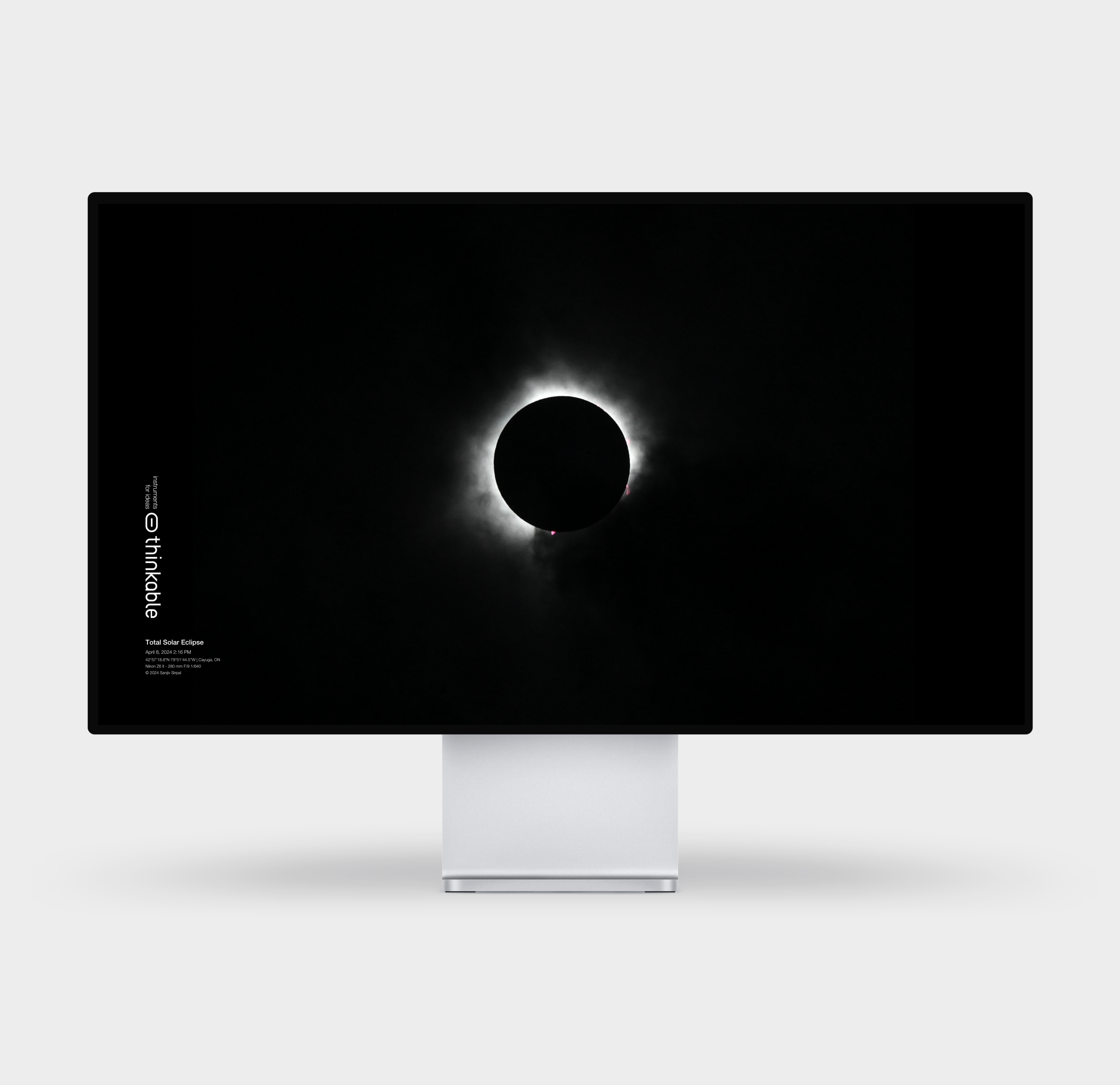 Solar Eclipse 2024 - Desktop Wallpaper