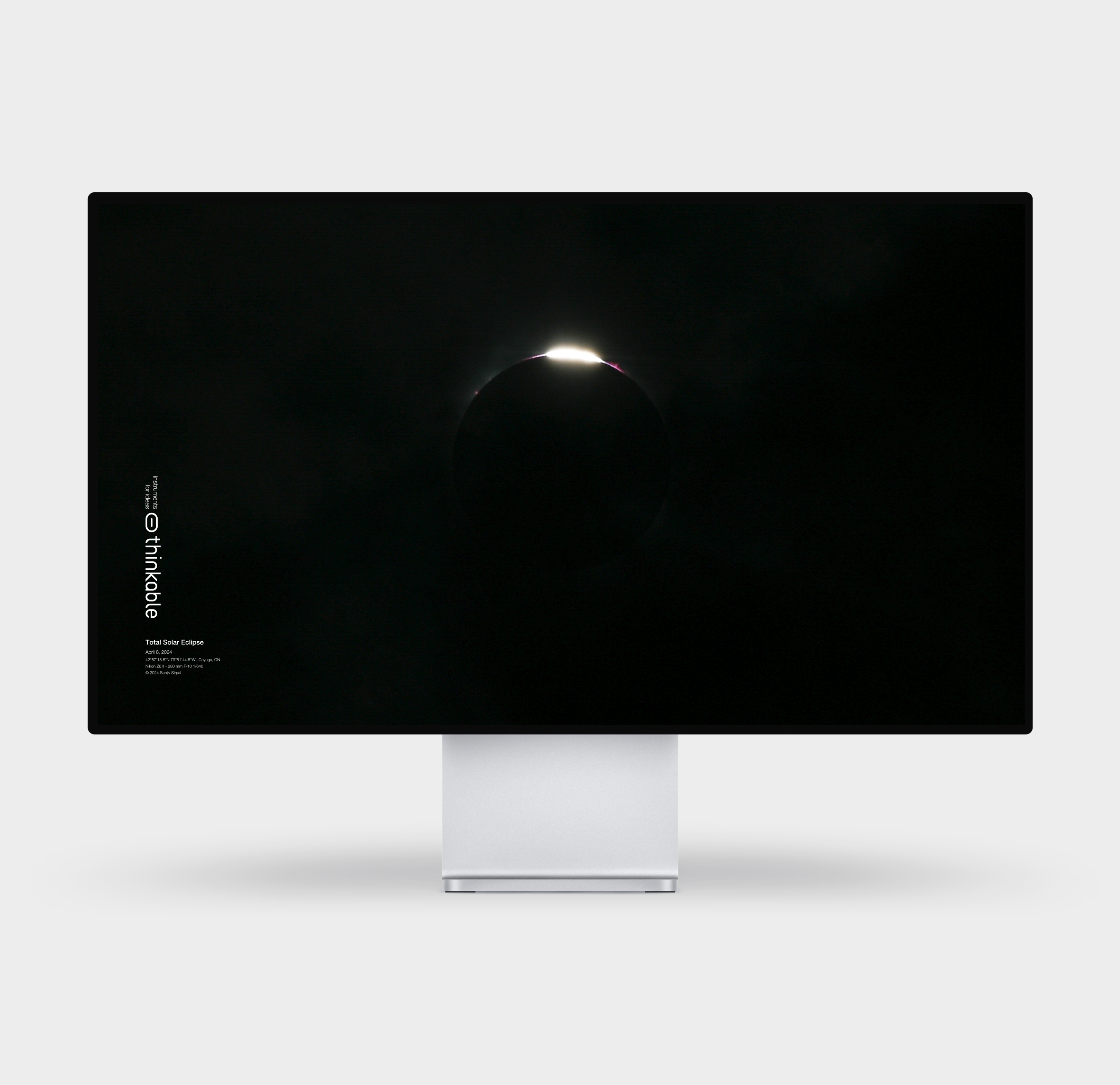Solar Eclipse 2024 - Desktop Wallpaper